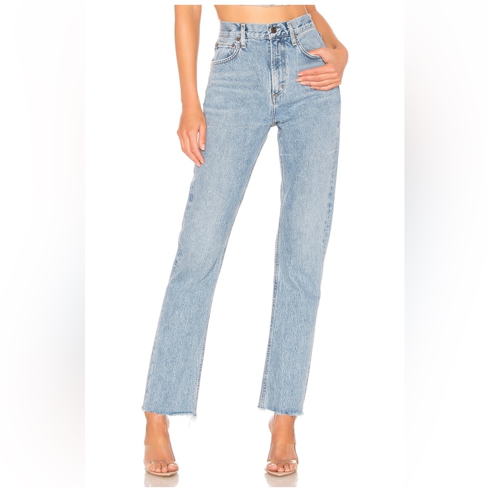 Agolde Cherie High Rise Straight Jeans